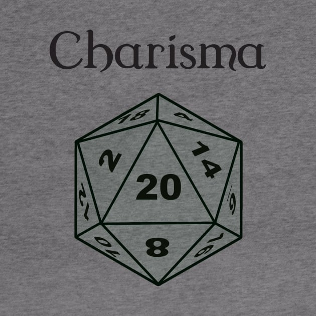 Charisma Stat D20 by DennisMcCarson